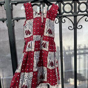 African print dress for little girl - new